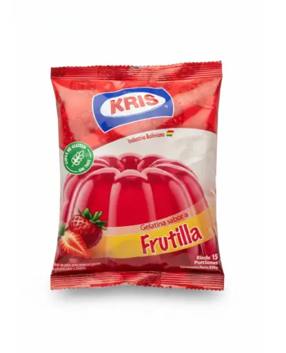 Gelatina Kris con sabor a Frutilla