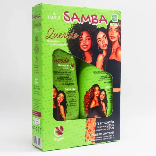 SET CAPILAR SAMBA 325ML QUERIDO POTAO 2PZA (E)