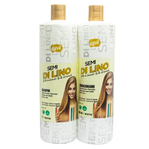 SET CAPILAR ELEVE 1L SEMI DI LINO 2PZA (E)