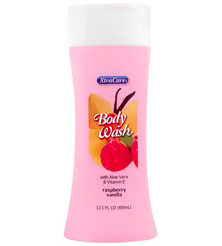 [849607055453] GEL DE BAÑO X.CARE 400ML SILKY RASPBERRY VANILLA