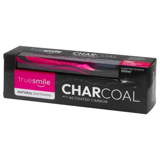 [5061015250953] KIT DENTAL TRUESMILE 100ML CHARCOAL 2PZA